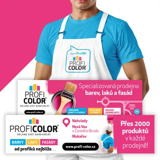Propagační textil, vizitky a reklamní grafika Profi Color